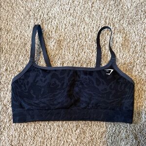 Gymshark Black Safari Sports Bra